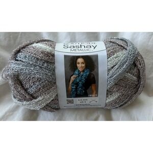 Red Heart Boutique Sashay Metallic Yarn Opal E782M Super Bulky 6 Knitting
